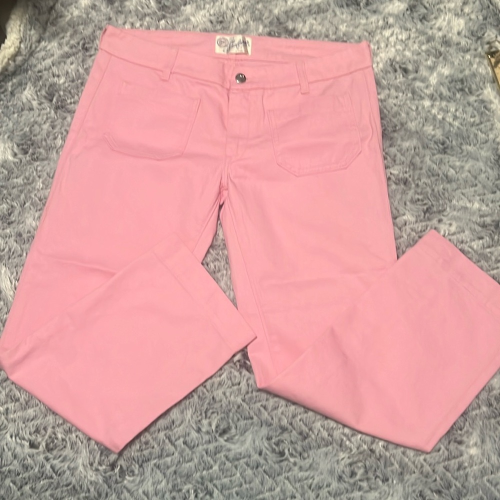 Pink Lord Jim Sailor Look Crop Jeans size 30